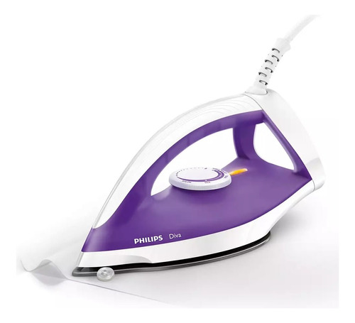 Plancha Philips Diva Gc122 En Seco Antiadherente 1200w