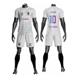 22 Camisa Short E Meião Uniforme 100% Personalizado Futebol