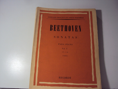 Beethoven Sonatas Para Piano Vol 1