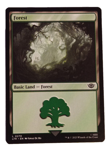 Carta Magic Lord Of The Rings Forest Land Mtg