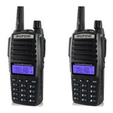 2 Radio Ht Dual Band (vhf+uhf) Baofeng Uv-82 5w + Fone