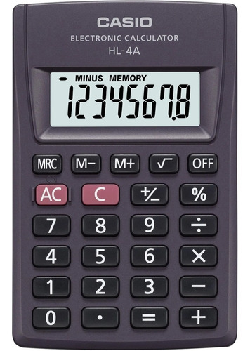Calculadora De Bolso Pequena Portatil Multiuso Preta Casio
