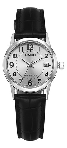 Reloj Casio Dama Malla Cuero Ltp-v002l Garantía Extendida