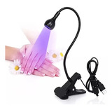 Lampara Para Uñas Press On Luz Uv Cisne Negro