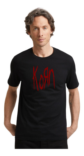 Remera Korn - Algodón - Unisex - Diseño Estampado 2