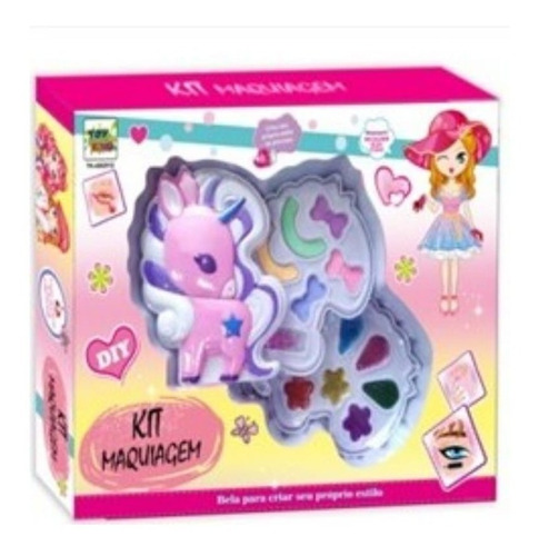 Maquiagem Unicornio Infantil Maleta Princesa Brinquedo