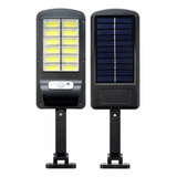 Foco Solar Tipo Poste De 120 Cob Con Control Remoto