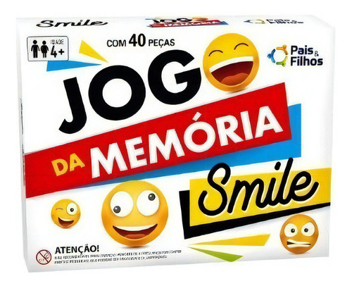 Jogo Memoria Smile Educativo Infantil 4 Anos