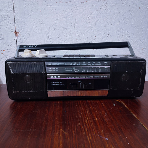Sony Radio Manilla Am Fm Cassette (cambio Correa) Cfs-2105