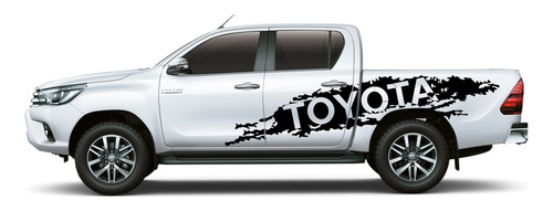 Calco Toyota Hilux 2016 - 2021 Paint Mark Juego Ambos Lados