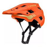 Casco De Bicicleta De Montaña Ultraligero Color Naranja Talla L