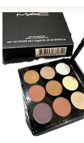 Paleta De Sombras Eye Shadow X9 Tonos Mac