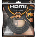 Cabo Hdmi 2.0 Ultra Hd 4k 8,00 Metros