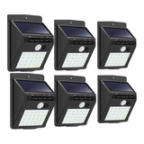 Pack X6 Focos Solares Jardin Focos Solares Exterior 30 Led