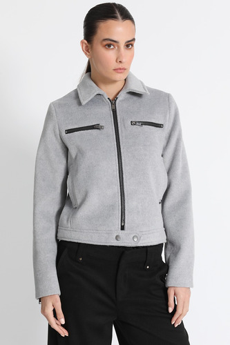 Chaqueta Muflón Melange Gris Liola