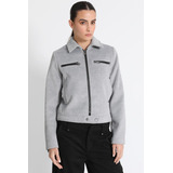 Chaqueta Muflón Melange Gris Liola