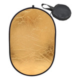 Reflector De Luz Plegable Con Bolsa De L Oro Plata