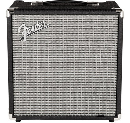 Amplificador-combo P-bajo Fender Rumble 25w Negro-plata