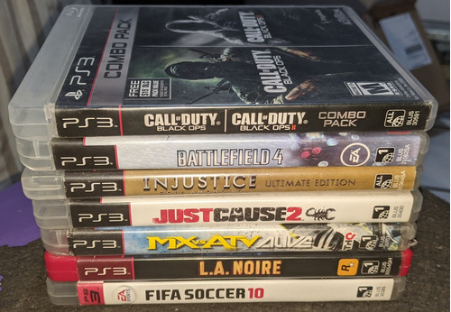 Lote 8 Jogos Ps3 Midia Física Original 