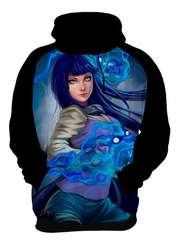 Blusa De Frio Moletom Hinata Desenho Serie Naruto Anime 001