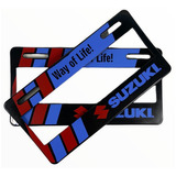 Par Marcos Portaplacas Suzuki Way Of Life Neg Tipo Europeo S