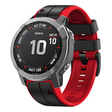 Correa Deportiva Doble Color Compatible Garmin Fenix 7 6 5