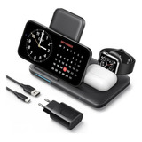 Base Carregador Magnético Anker P/ iPhone Apple Watch Airpod