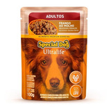 10 Unid. Ração Úmida Special Dog Ultralife Cães Adult Frango