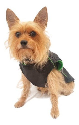 Impermeable Raincoat Negro Mascota Perro Talla 7 Pet Pals
