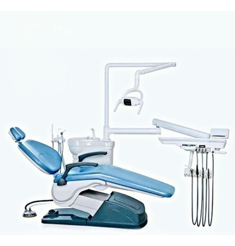 Unidad Dental A1 + Taburete, Sillon Dental Color Azul 