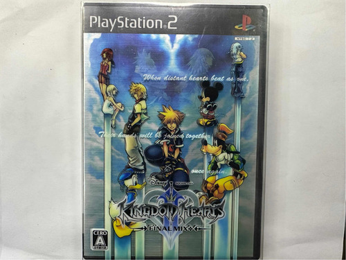 Kingdom Hearts Final Mix + Ps2 Completo Japonés *play Again*