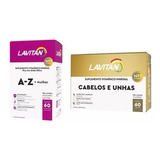 Lavitan A-z Mulher + Hair Cabelos E Unhas C/120 Comprimidos