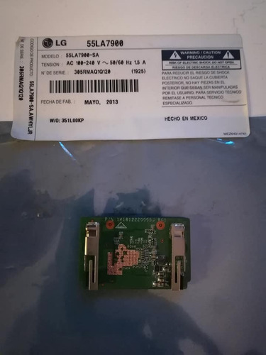 Modulo Wifi Para Televisor LG 55la7900 Desarme