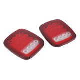 Marcador Lateral Reversible De 16 Led, Doble Color, Rojo Y B