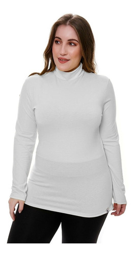  Media Polera Mujer  Talle Grande Modal Lycra  X  Mayor