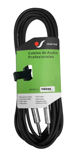Venetian Ngc0203 Cable Plug  Plug Fichas Neutrik 3 Metros Ts