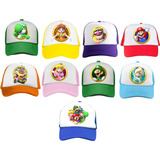 Gorra Tipo Truker Personalizadas Mod Mario Bross 10 Piezas