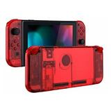 Carcasa Para Nintendo Switch Rojo Transparente Extremerate