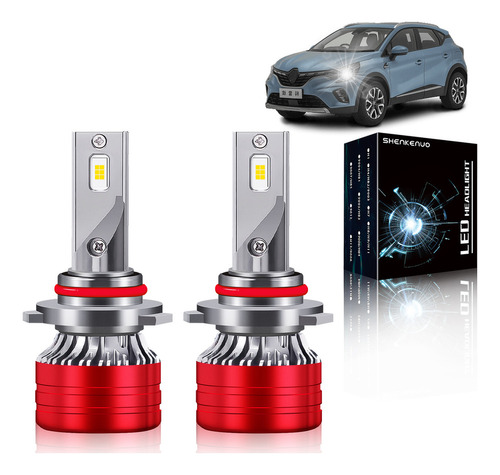 Kits De Faros 9012 6000k Led De Luz Alta Y Baja 360