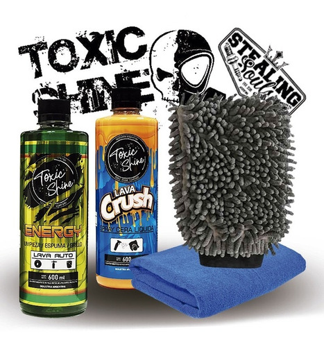 Toxic Shine | Kit Combo Lavado | Básico #26 | Shampoo + Cera