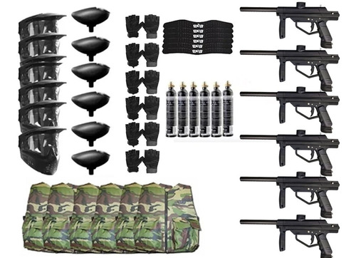 Campo Gotcha 6 Pistola Paintball Stealth Jt Gi Marcadora