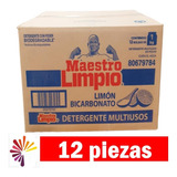 Bolsa Detergente Multiusos Maestro Limpio Caja 12 Kilos