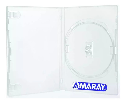 10 Estojo Caixa Capas Box Dvd Amaray Transparente Filme Full