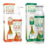 Eco Hair Shampoo + Locion Crecimiento Cabello Ecohair X2c/u