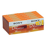 Sony Dvc60prl Mini Cinta Dv De 60 Minutos Cartucho De Datos