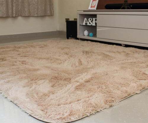 Alfombra Costa Gold Shaggy Color Beige, 2 M X 3 M