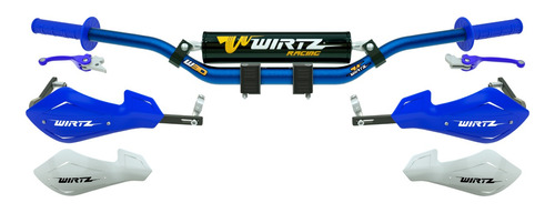 Manubrio Wirtz® W3d 28mm Manijas Rebatibles Honda Tornado 
