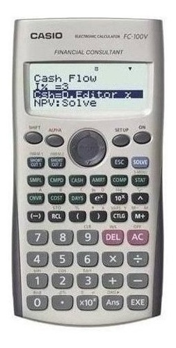 Calculadora Financiera Casio Fc-100v Relojesymas