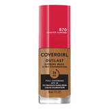 Base De Maquillaje Líquida Covergirl Outlast Extream Wear 3 En 1 Tono 870 Toasted Almond - 30ml