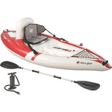 Kayak Quikpak K1 Hermético Pvc Remo Bomba Coleman Sevylor